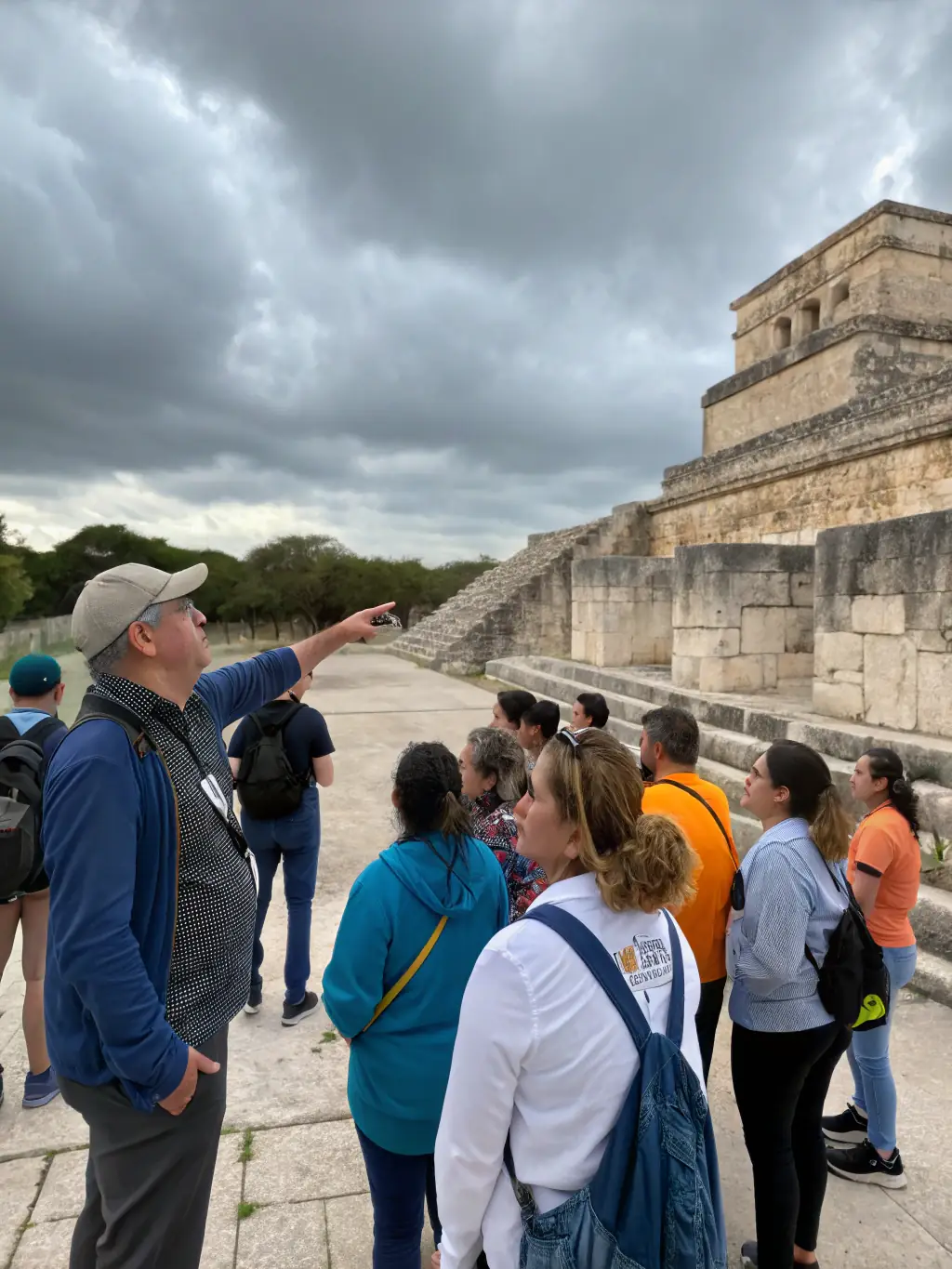 Children participating in a guided tour of a local historical site, learning about its significance and heritage.